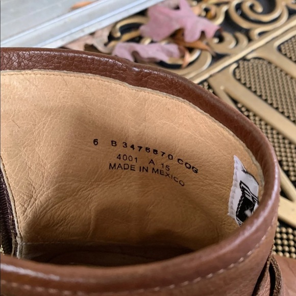 Frye Phillip Harness Cognac Bootie - Picture 3 of 8